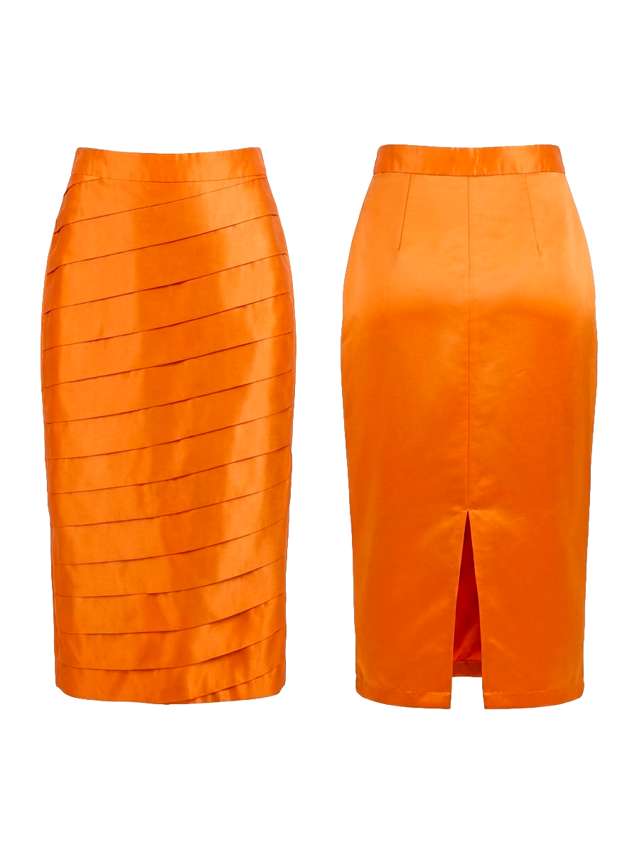 The Logistically Draped Pencil Skirt - Image 4