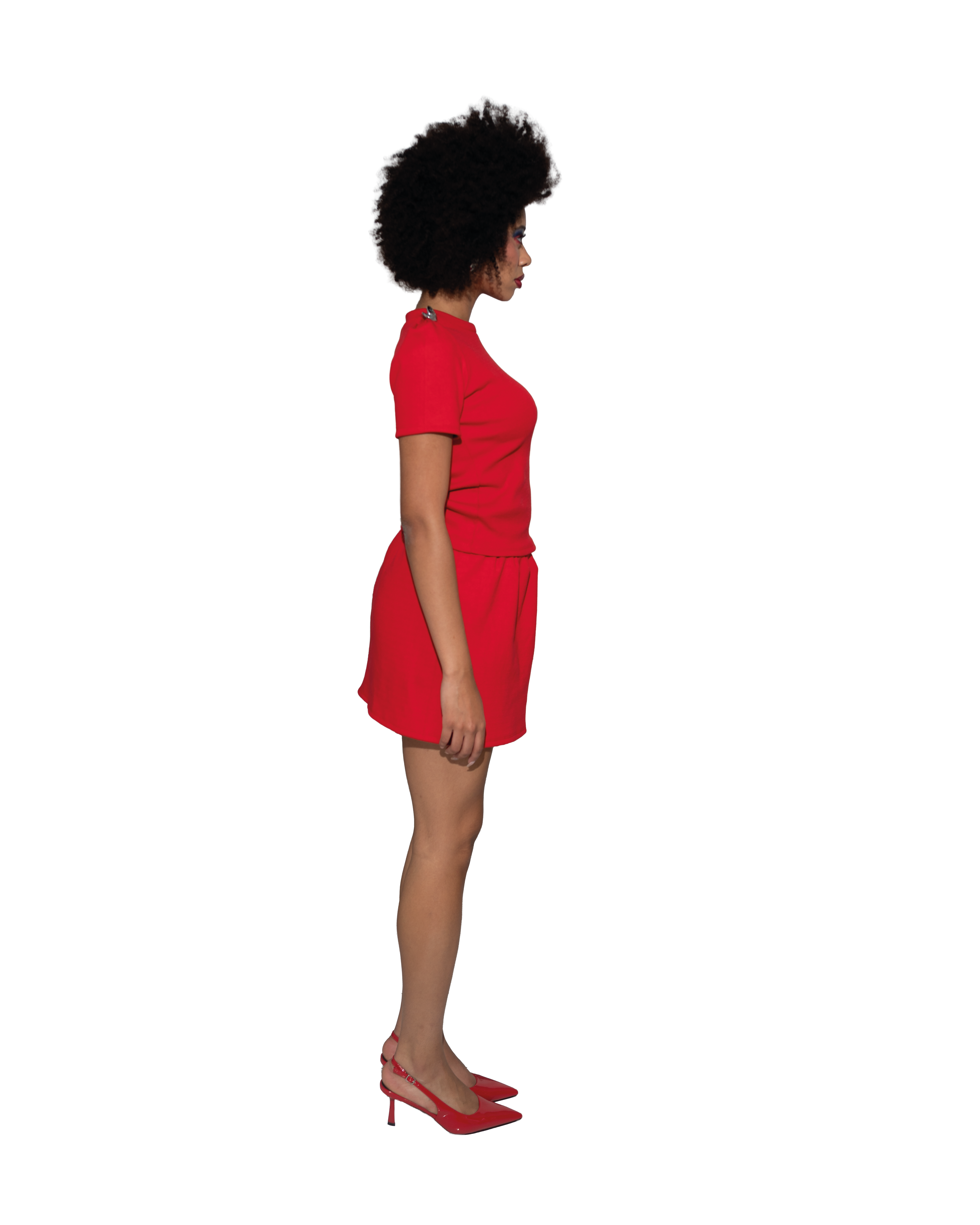 The Rituo Button Stamp Shoulder Top - Image 2