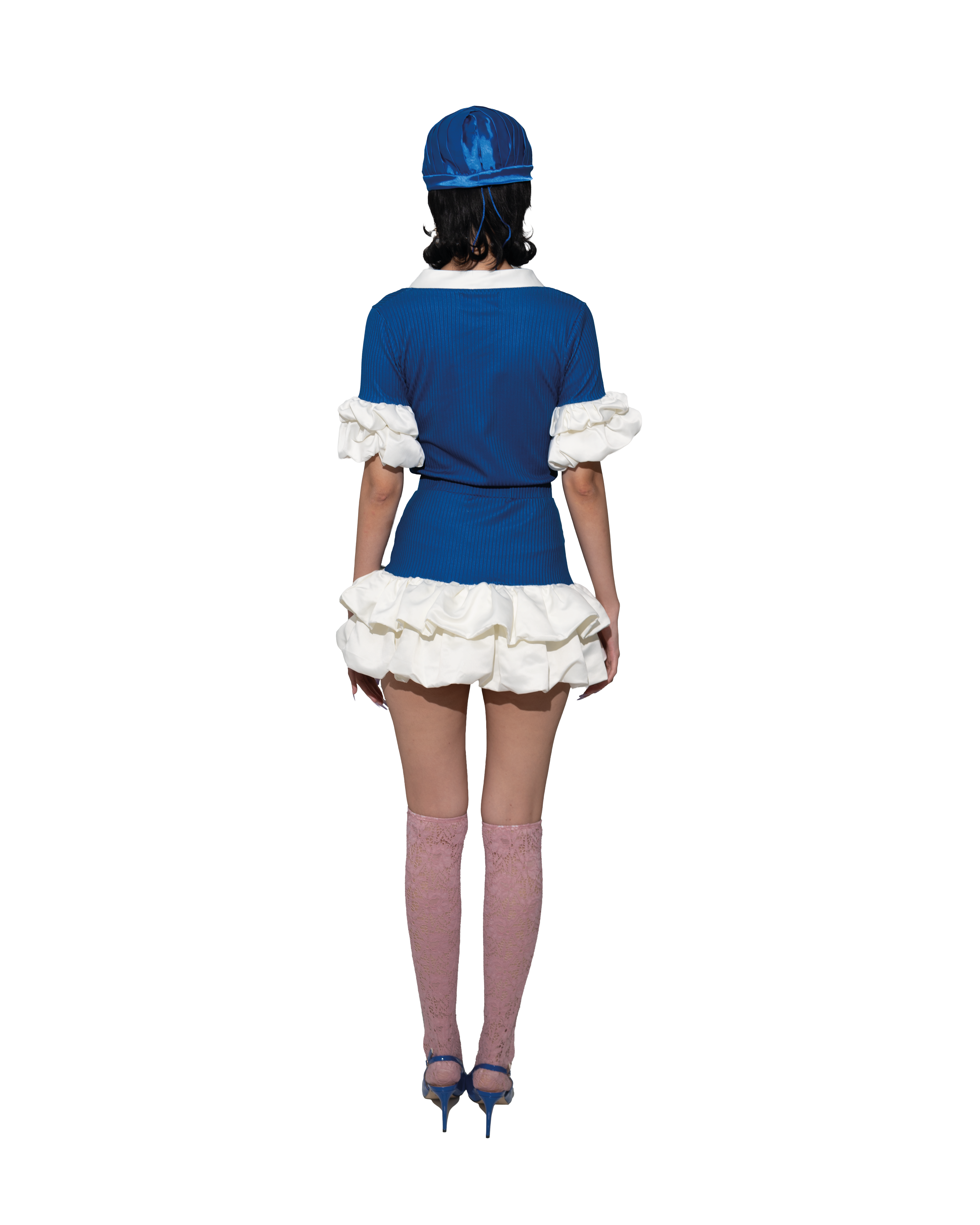 The Bubble V Neck Blouse - Image 3