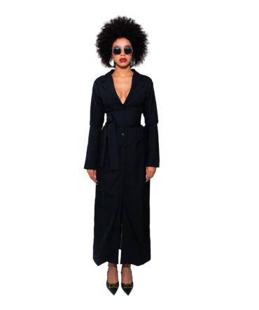 Agent Black Trench Coat