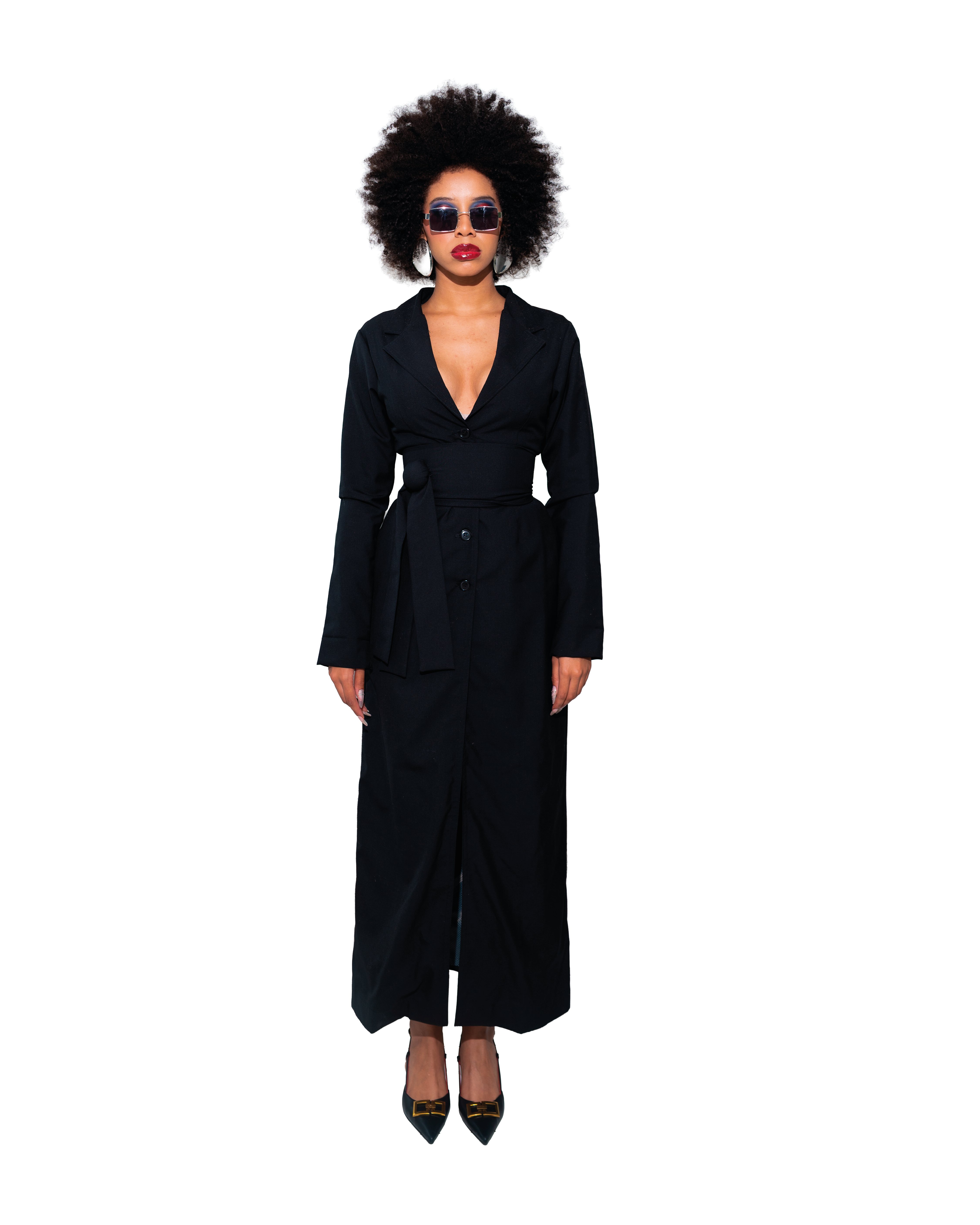 Agent Black Trench Coat
