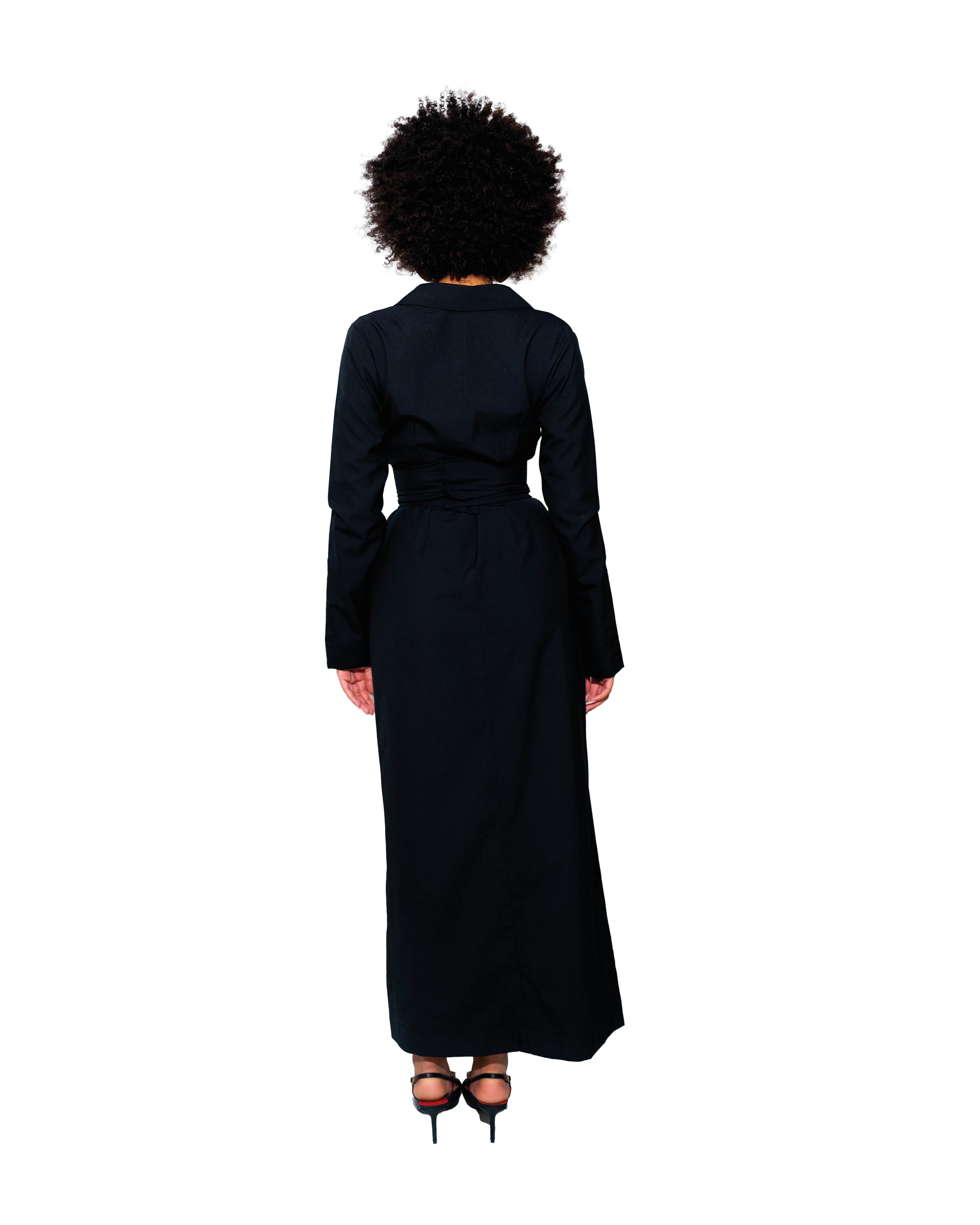 Agent Black Trench Coat - Image 3