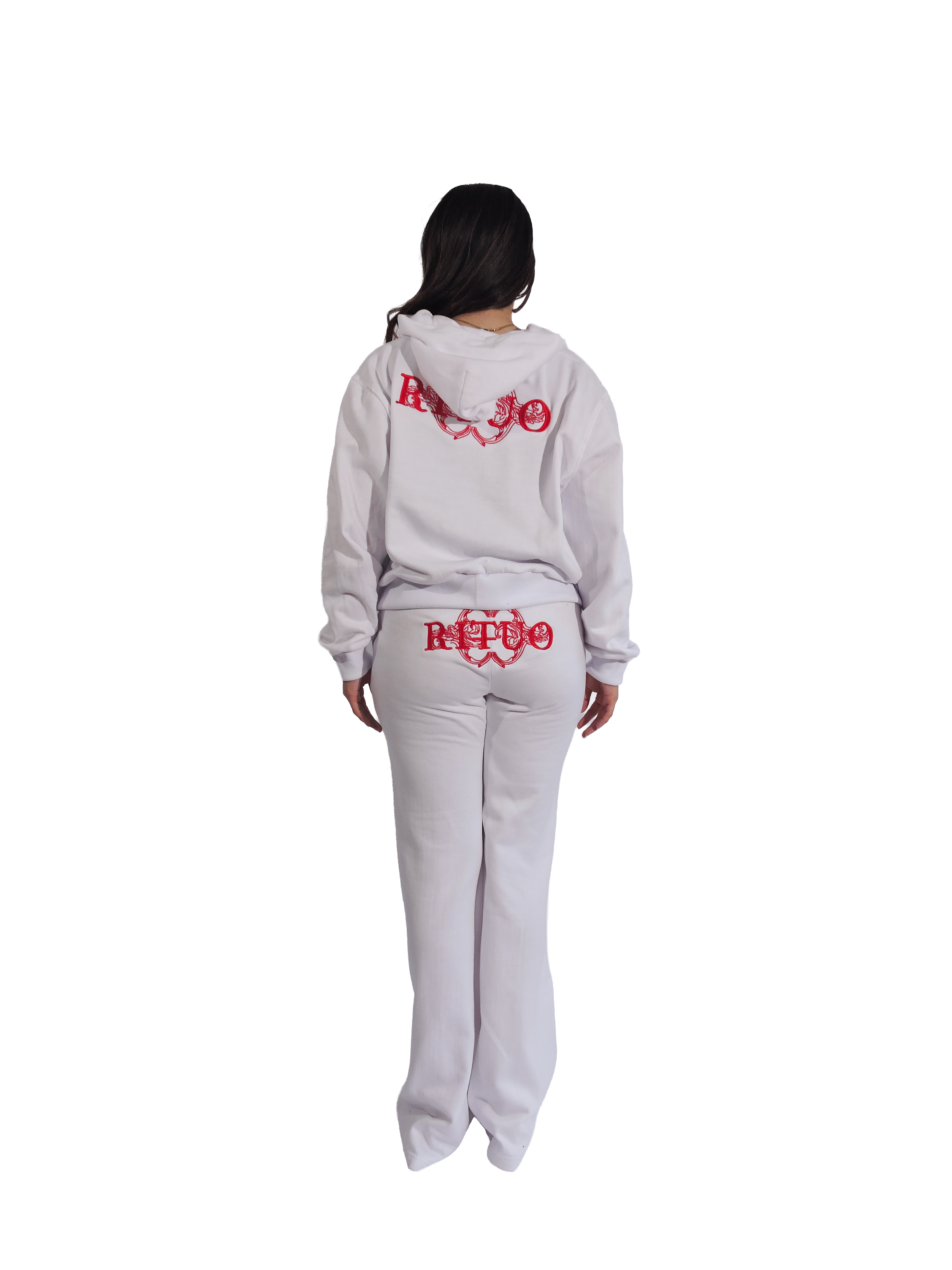 Basic White Stitched Flare Pant – Women - Image 6